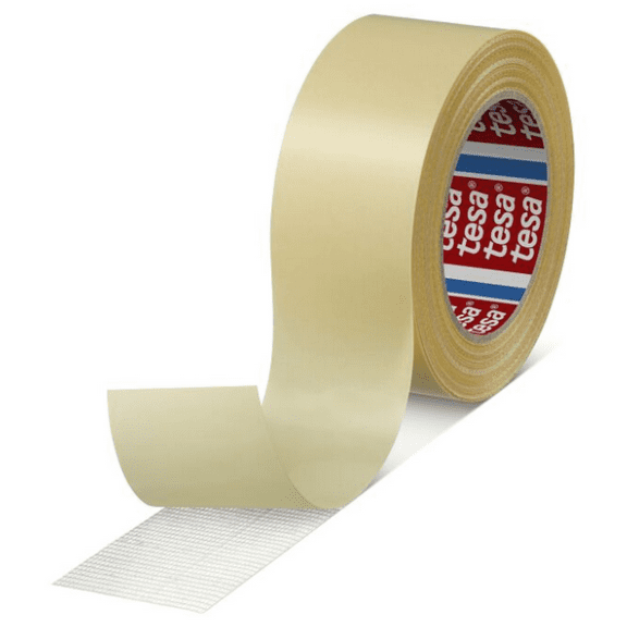 tesa Double-Sided Fabric Cloth Tape (4934): 2 in. x 27 yds. (White)