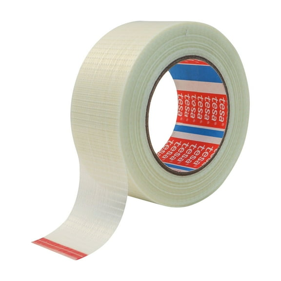 tesa Bi-Directional Filament Tape [Polyester] (4591): 3 in. x 55 yds. (Translucent)