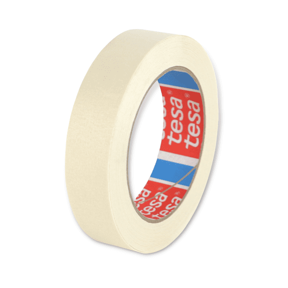 tesa Crepe Paper Masking Tape [general purpose] (4325): 1 in. x 55 yds. (Cream)