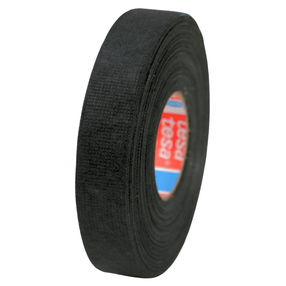 tesa PET Fleece Wire Harness Tape (51618): 3/4 in. x 82 ft. (Black)