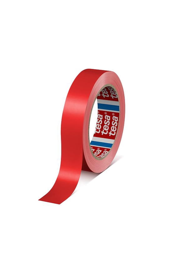 PVC Packaging Tape (60404): 1/2 in. x 72 yds. (Red)