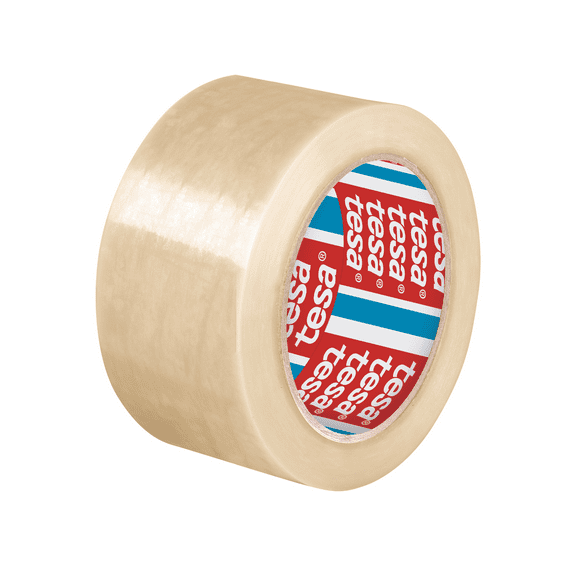 tesa Premium PVC Packaging Tape (4124): 2 in. x 72 yds. (Transparent)