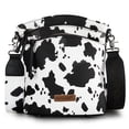 thumbnail image 1 of Montana West Multi Zip Pocket Large Crossbody Bag With Guitar Strap, C-Cow Black, 1 of 7