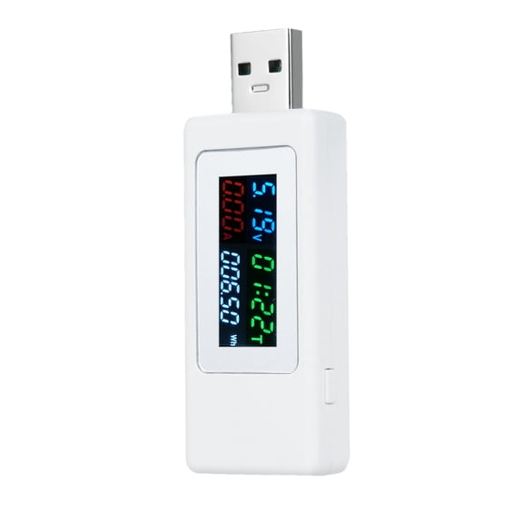 tester,Usb Tester 0-6.5a 0-195w Safety Buzhi Voltmeter Ammeter Lcd Tester 4-30v 0-6.5a Meter Tester 4-30v Meter Tool Cable Ammeter Lcd Meter Tool Cable Battery Meter Tester Wotao