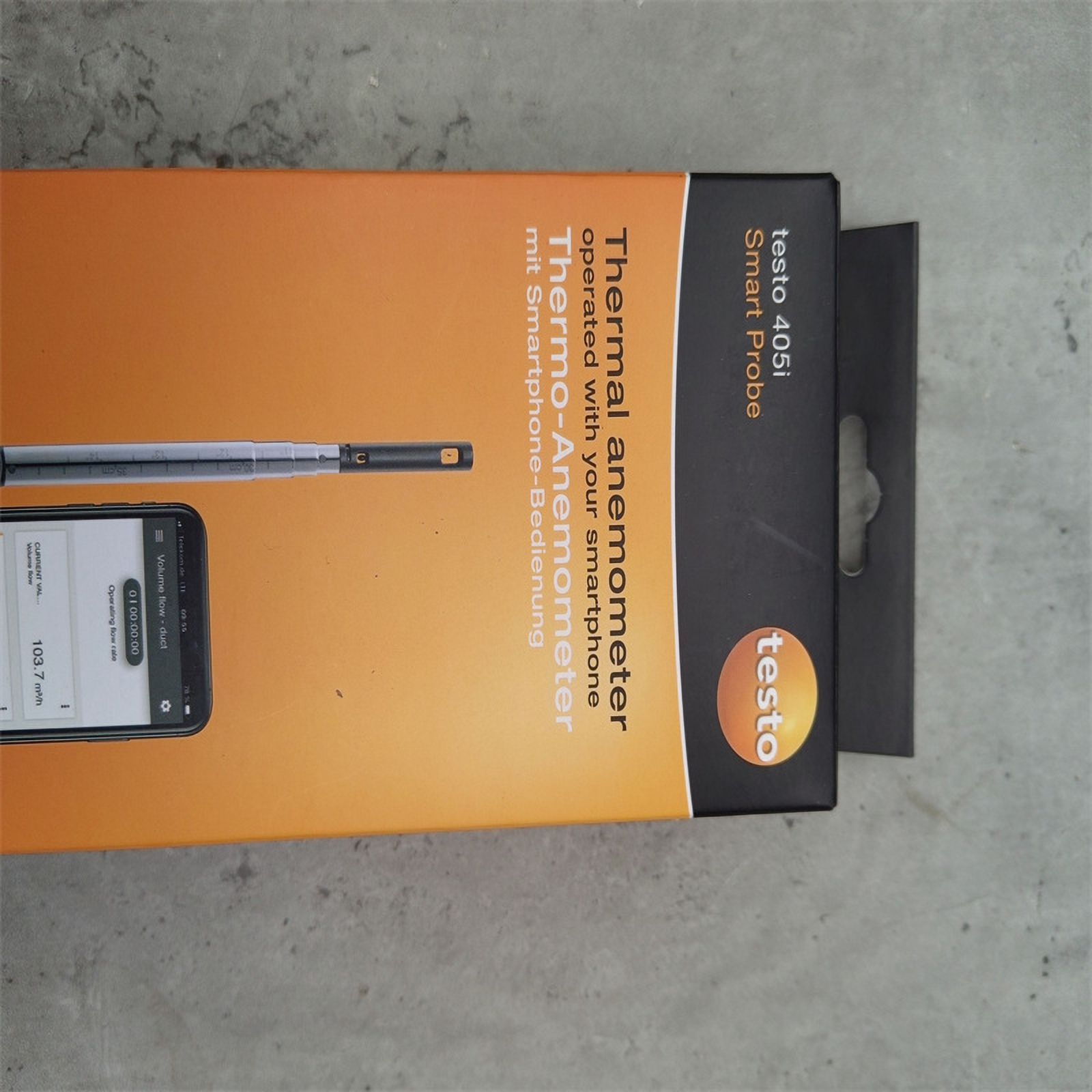 testo 405i thermal anemometer with smartphone operation 0560 1405 ...