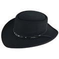 thumbnail image 1 of tetson Dice - Wool Gambler Hat Black, 1 of 1