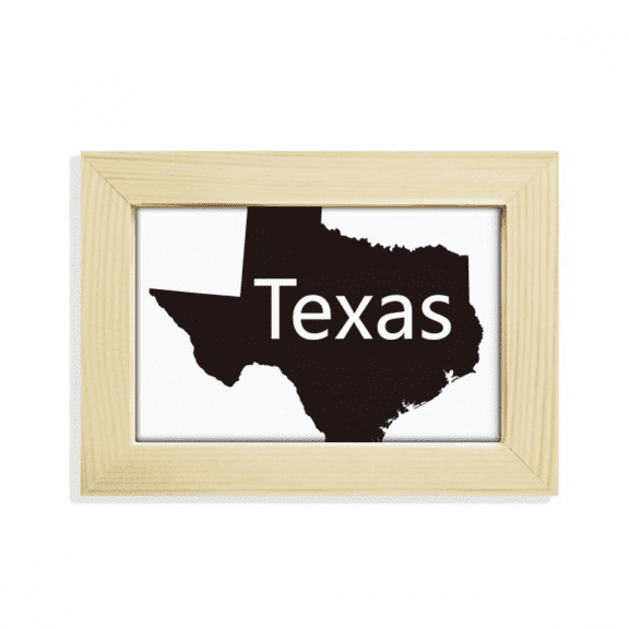 texas ameusa map outline desktop decorate photo frame picture art painting 5x7 inch