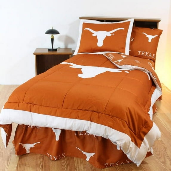 texas longhorns bed set - king