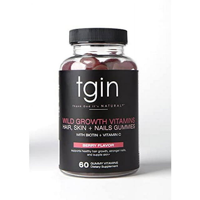 tgin Miracle RepaiRx Wild Growth Vitamins, Hair, Skin + Nails Gummies