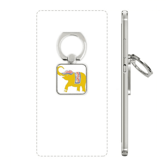 thailand yellow elephant shield square cell ph stand holder bracket universal support