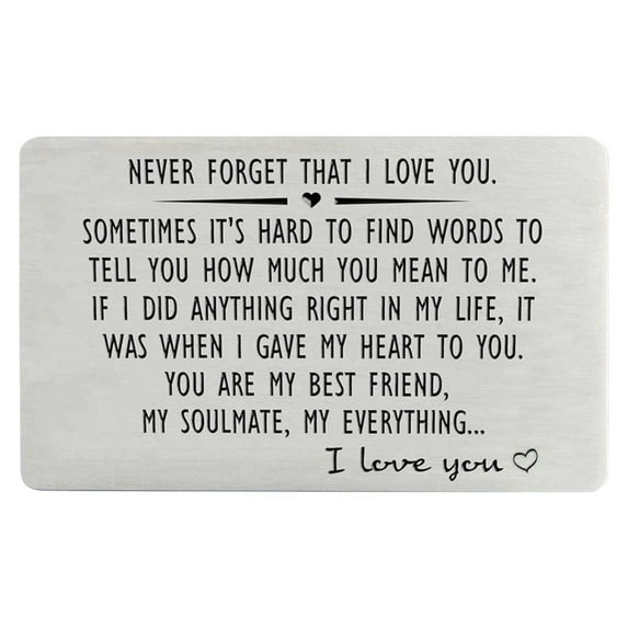 Easter Thank You Cards with Envelopes Greeting Card Wallet Insert Card for Men Husband From Wife Birthday Love Note Valentine Wedding for Groom Bride Him