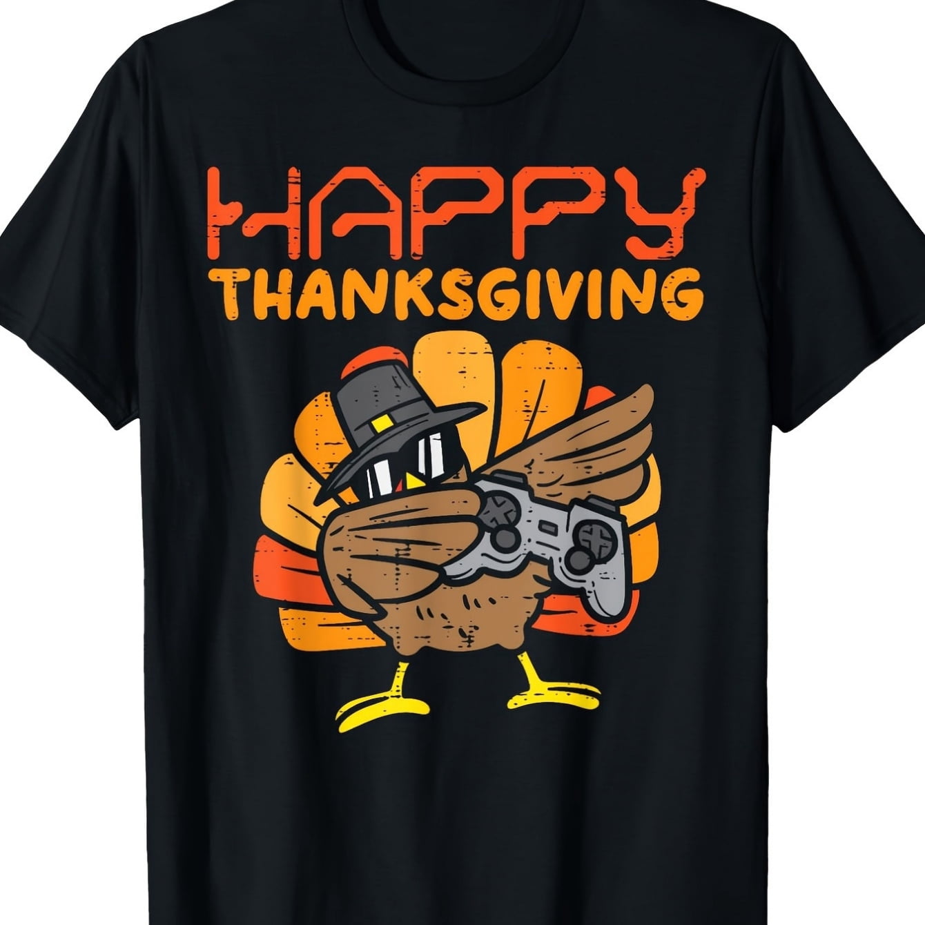 thanksgiving dance game player turkey pattern grams100 cotton t shirt ...