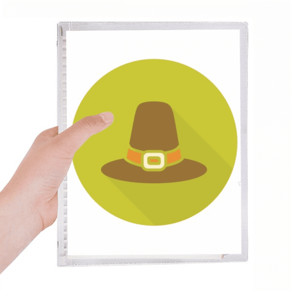 thanksgiving day formal hat pattern notebook loose diary refillable journal statiry