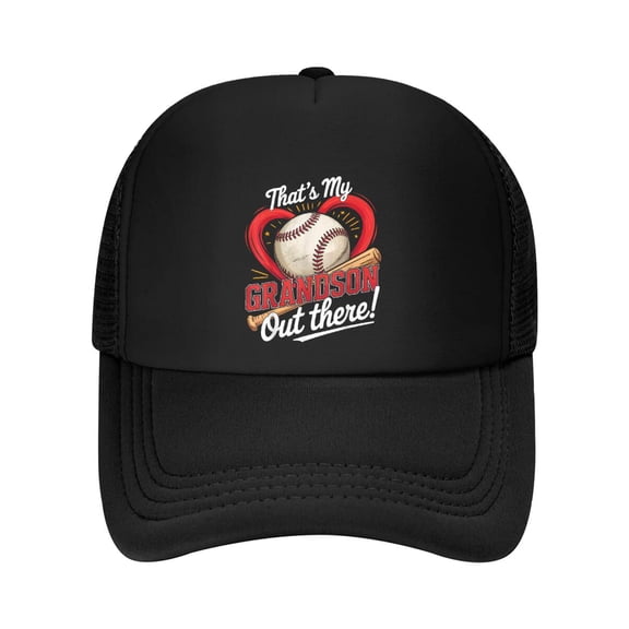 thats my grandson out there baseball grandma baseball Baseball Cap