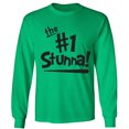 thumbnail image 1 of the #1 Stunna! Adult Long Sleeve T-shirt, 1 of 3