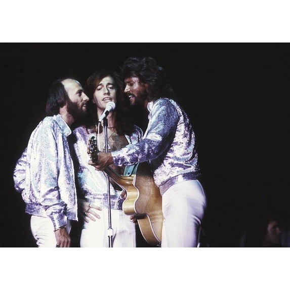 the Bee Gees on stage Photo Print (30 x 24)