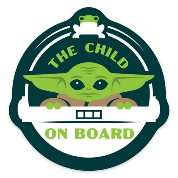 the Mandalorian the Child Car Emblem
