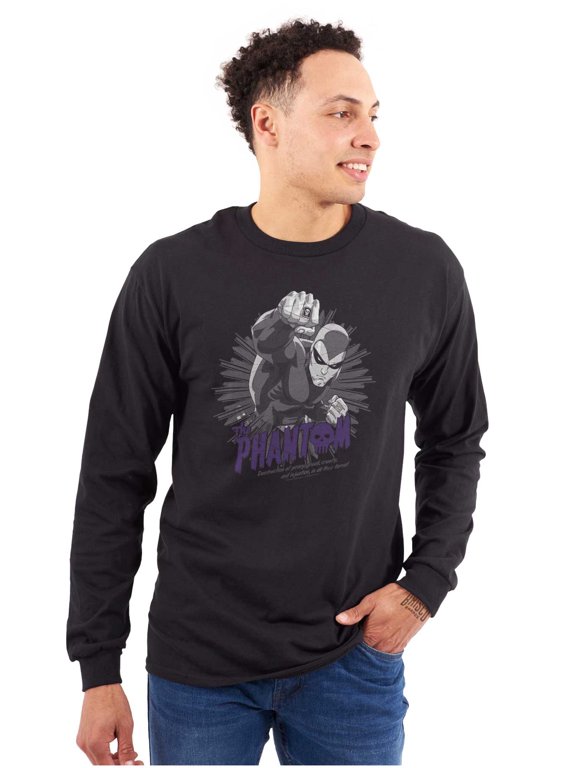 the Phantom Comic Book Hero Long Sleeve TShirt Men Women Brisco Brands S