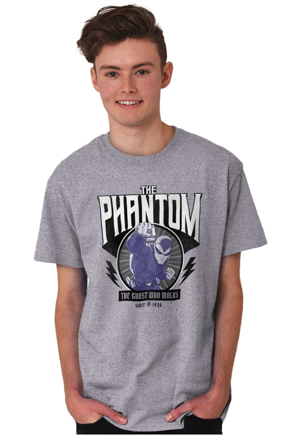 the Phantom Ghost Who Walks Retro Men's Graphic T Shirt Tees Brisco Brands 2X