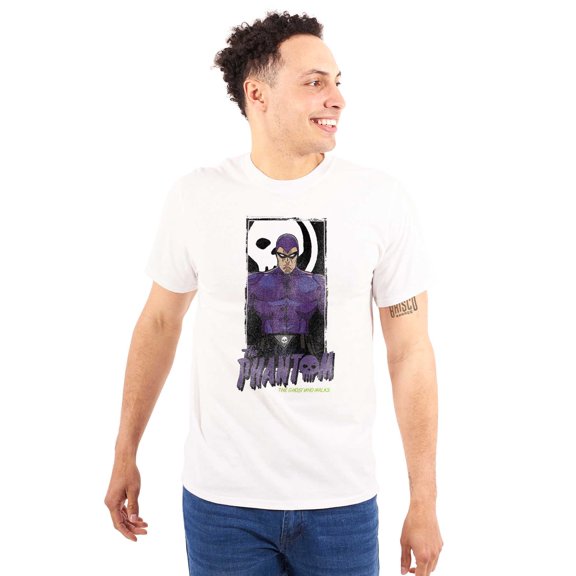 the Phantom Ghost Who Walks Skull Men's Graphic T Shirt Tees Brisco Brands 4X