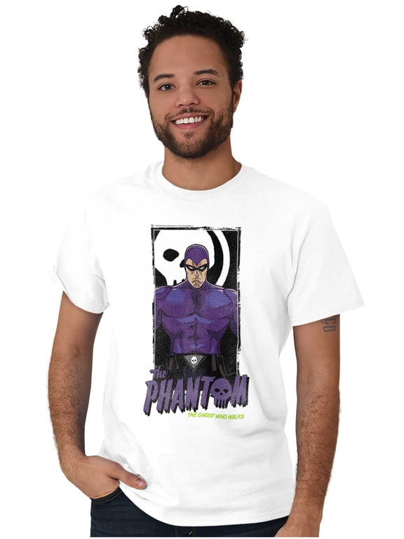 the Phantom Ghost Who Walks Skull Men's Graphic T Shirt Tees Brisco Brands M