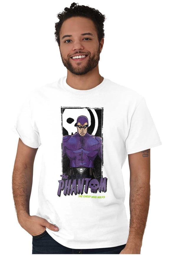 the Phantom Ghost Who Walks Skull Men's Graphic T Shirt Tees Brisco Brands M