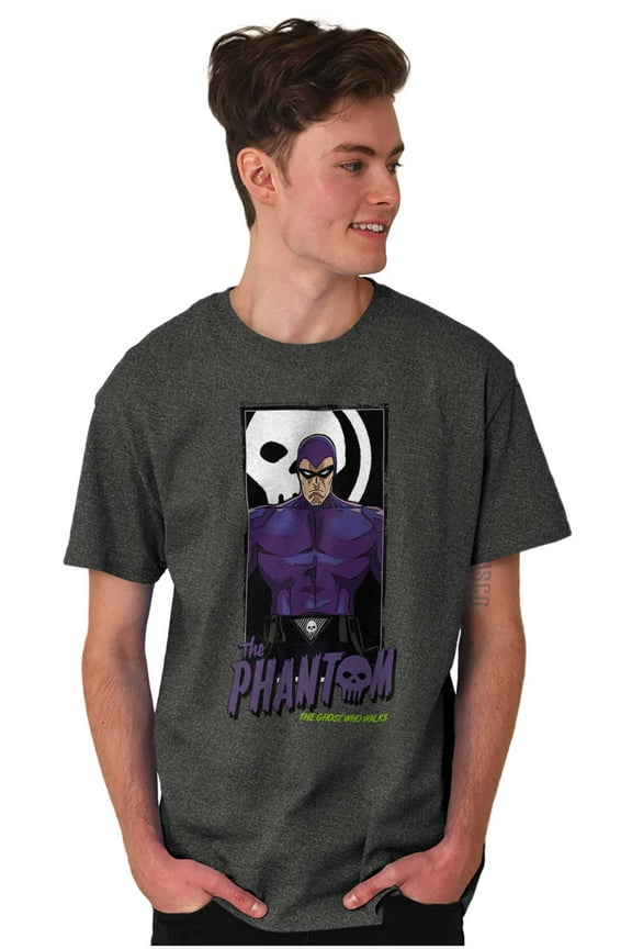 the Phantom Ghost Who Walks Skull Men's Graphic T Shirt Tees Brisco Brands X