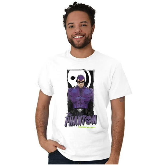 the Phantom Ghost Who Walks Skull Men's Graphic T Shirt Tees Brisco Brands X