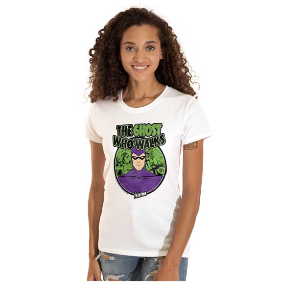 the Phantom Ghost Who Walks Women's T Shirt Ladies Tee Brisco Brands X