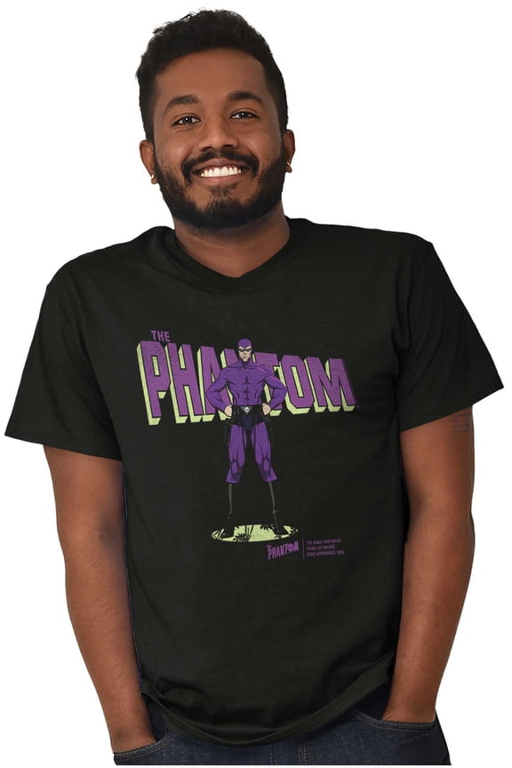 the Phantom Old School Superhero Men's Graphic T Shirt Tees Brisco Brands 2X