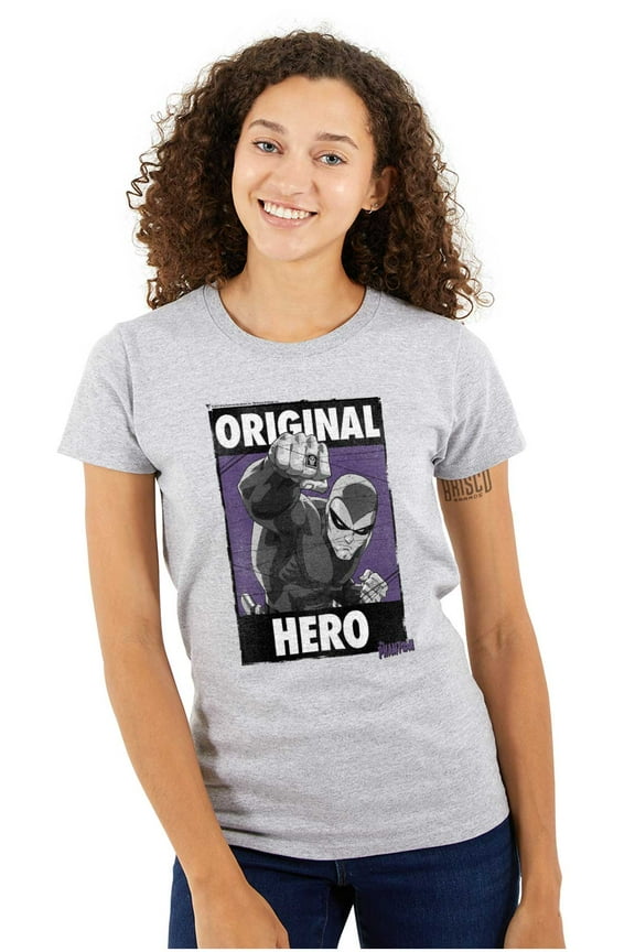 the Phantom Original Hero Superhero Women's T Shirt Ladies Tee Brisco Brands S