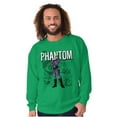 thumbnail image 1 of the Phantom Retro Comic Superhero Sweatshirt for Men or Women Brisco Brands S, 1 of 6