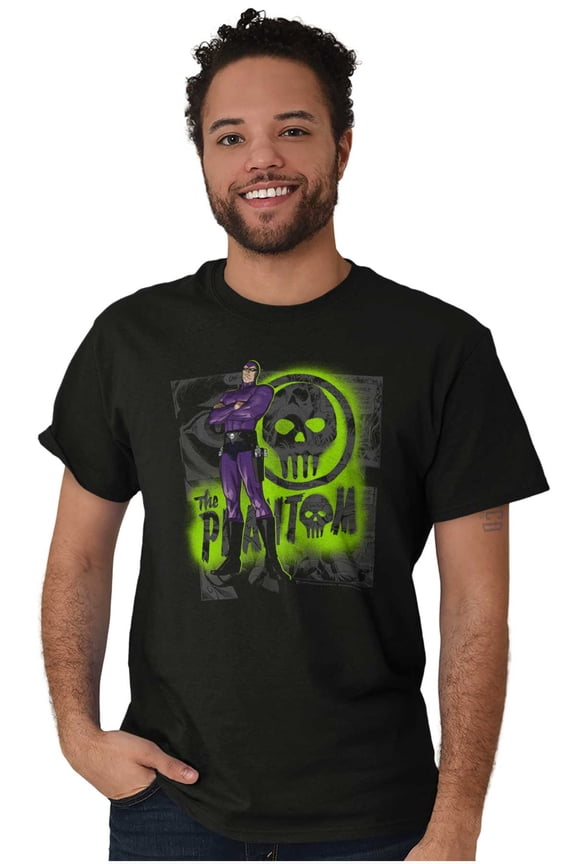 the Phantom Skull Cave Comic Book Men's Graphic T Shirt Tees Brisco Brands S