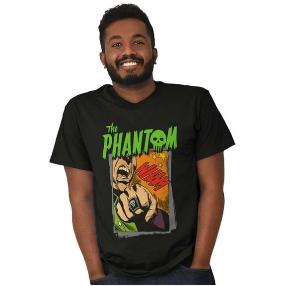 the Phantom Skull Retro Comic Book Men's Graphic T Shirt Tees Brisco Brands 3X