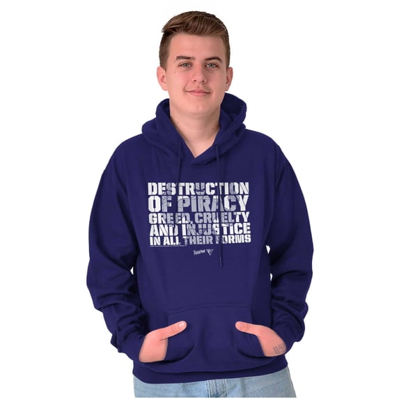 the Phantom Superhero Motto Hoodie Sweatshirt Women Men Brisco Brands S