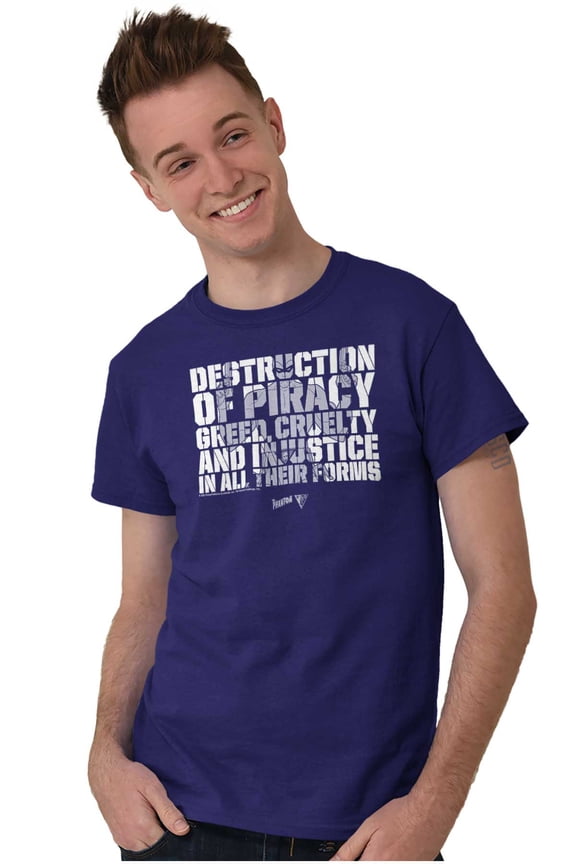 the Phantom Superhero Motto Men's Graphic T Shirt Tees Brisco Brands S