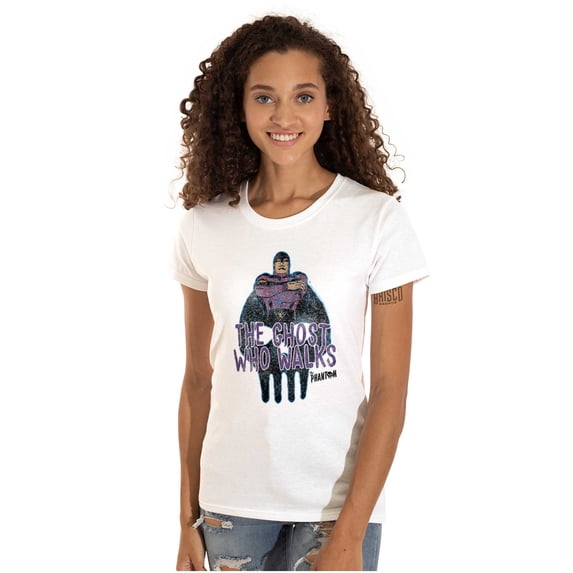 the Phantom Vintage Ghost Who Walks Women's T Shirt Ladies Tee Brisco Brands X