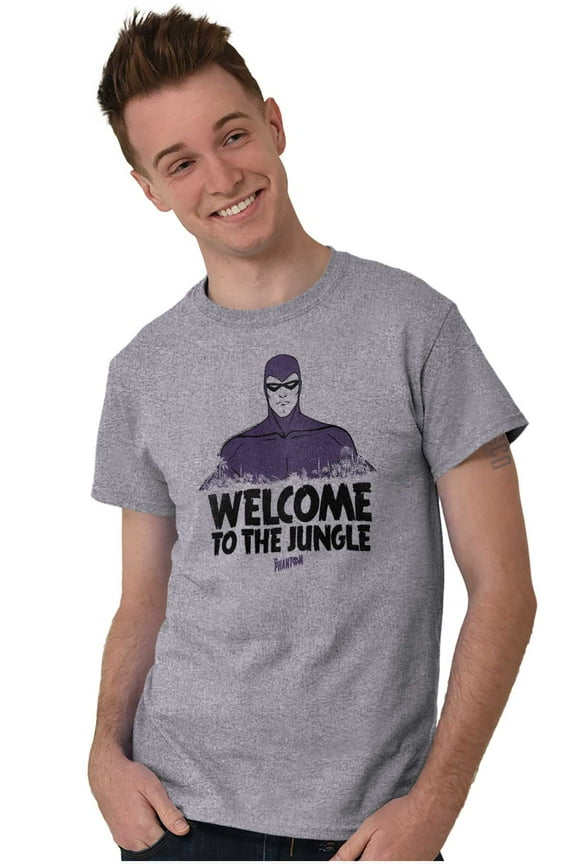 the Phantom Welcome to the Jungle Men's Graphic T Shirt Tees Brisco Brands S