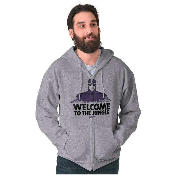 the Phantom Welcome to the Jungle Zip Up Hoodie Men's Women's Brisco Brands S