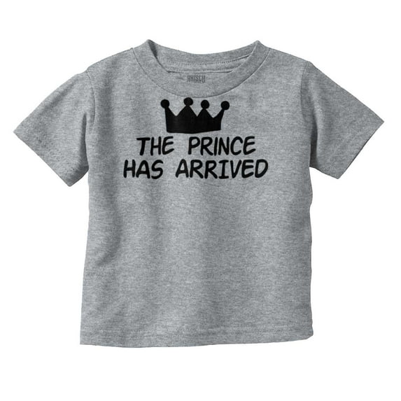 the Prince Has Arrived Handsome Son Youth T Shirt Tee Boys Infant Toddler Brisco Brands 24M