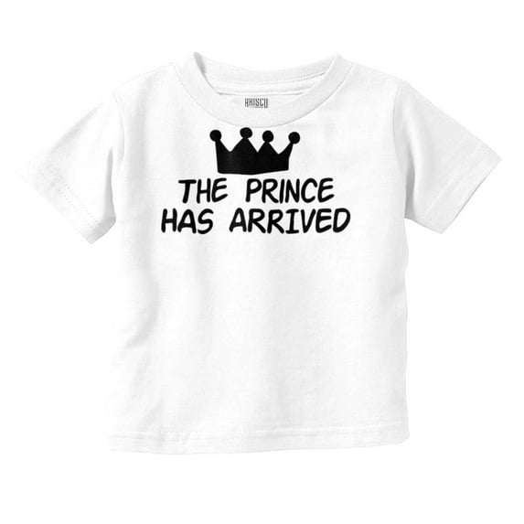 the Prince Has Arrived Handsome Son Youth T Shirt Tee Boys Infant Toddler Brisco Brands 4T