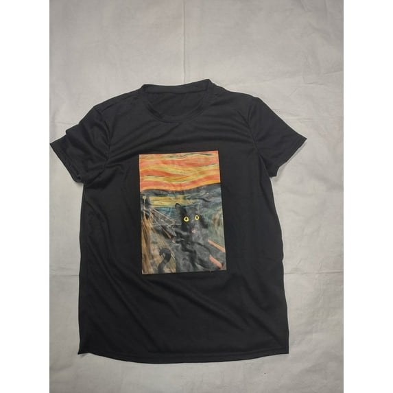 the Scream cat used tee- size M women's