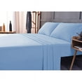 thumbnail image 1 of the Season Essentials Wrinkle Free Sheet Sets with Deep Pockets & Stain Resistant, 1800 Thread Count Bamboo Based – Light Blue, Queen, 1 of 5