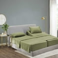 thumbnail image 1 of the Season Bedding Bamboo Sheet Set-Deep Pockets-Hypoallergenic-Fade,Wrinkle,Stain Resistant-1800 Thread Count-4 Pieces – Sage/Green, Twin/Twin XL, 1 of 6