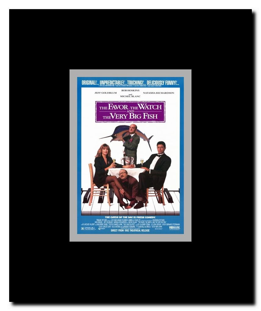 the Watch and the Very Big Fish Favour Framed Movie Poster