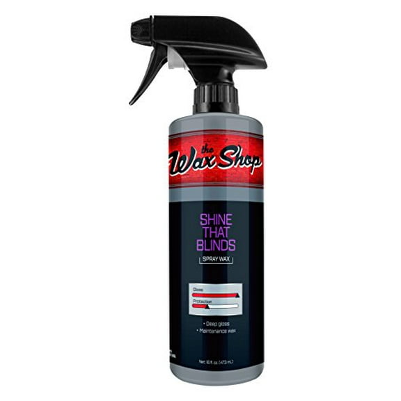 the Wax Shop 50962 Shine That Blinds Spray Wax - 16oz