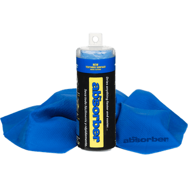 the absorber® Small PVA Drying Towel 17" x 13" Blue Color