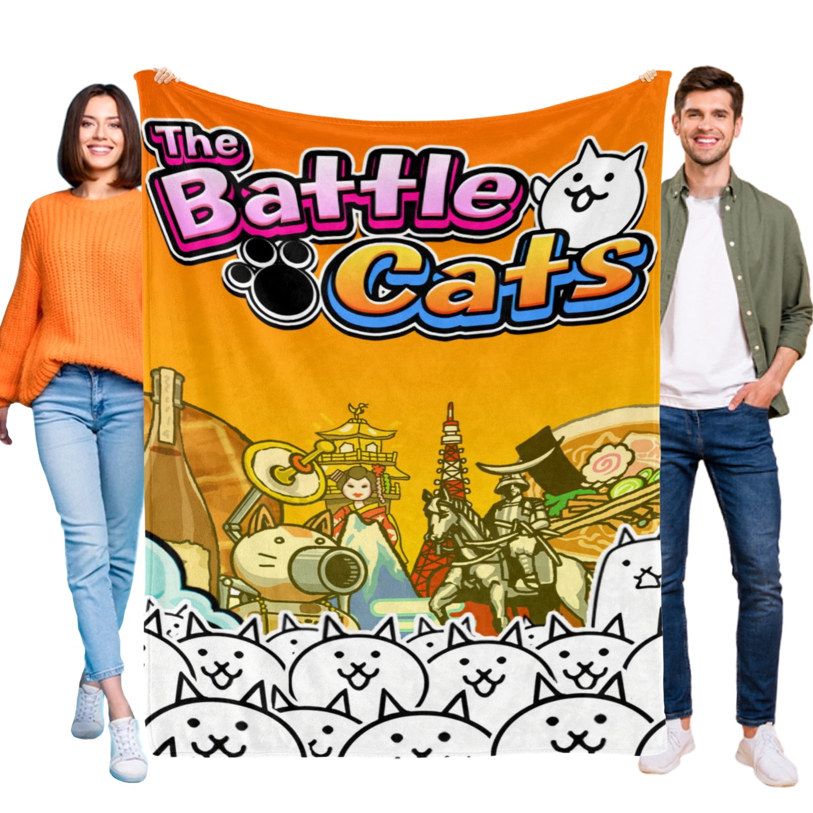 the battle cats Throw Blanket Gifts for Fans Lover Girls Boys Women Present Hoodie Him Bed 30"x40"