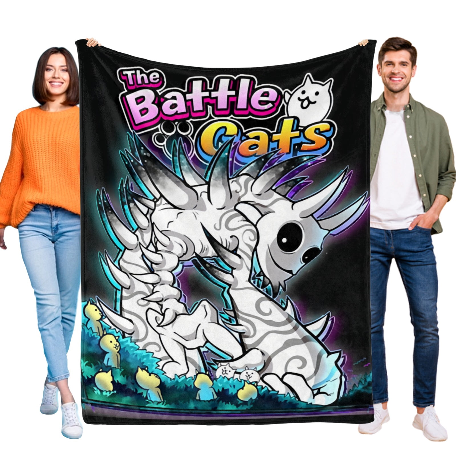 the battle cats Throw Blanket Gifts for Fans Lover Girls Boys Women Present Hoodie Him Bed 30"x40"