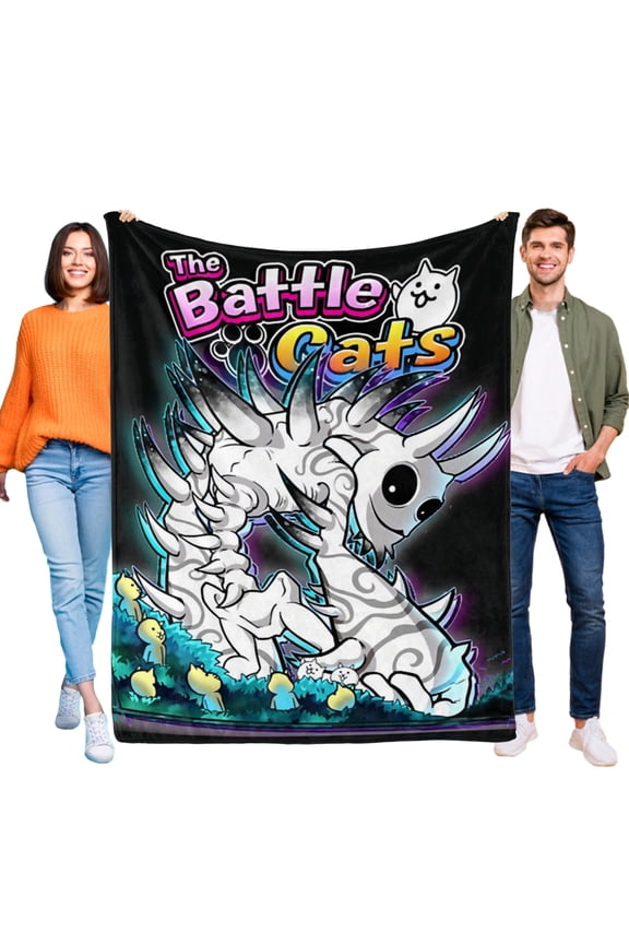 the battle cats Throw Blanket Gifts for Fans Lover Girls Boys Women Present Hoodie Him Bed 60"x80"